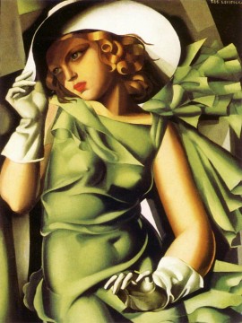 Tamara de Lempicka œuvres - fille avec des gants 1929 contemporain Tamara de Lempicka